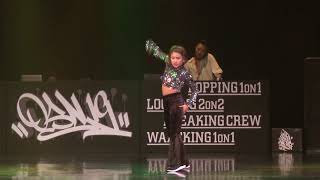calin vs IBUKI_OLD SCHOOL NIGHT VOL.19_WAACKING 1on1 BATTLE BEST8