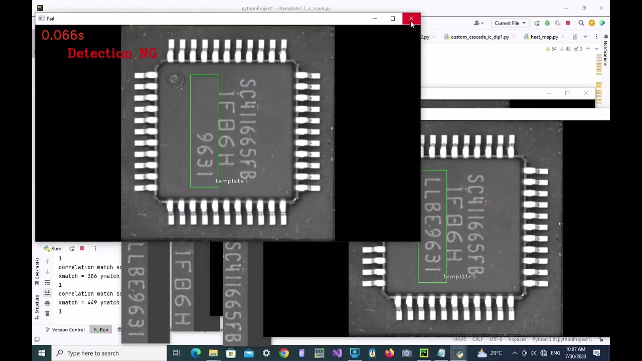Opencv : Python | Multi Template Match | Application Simulation |