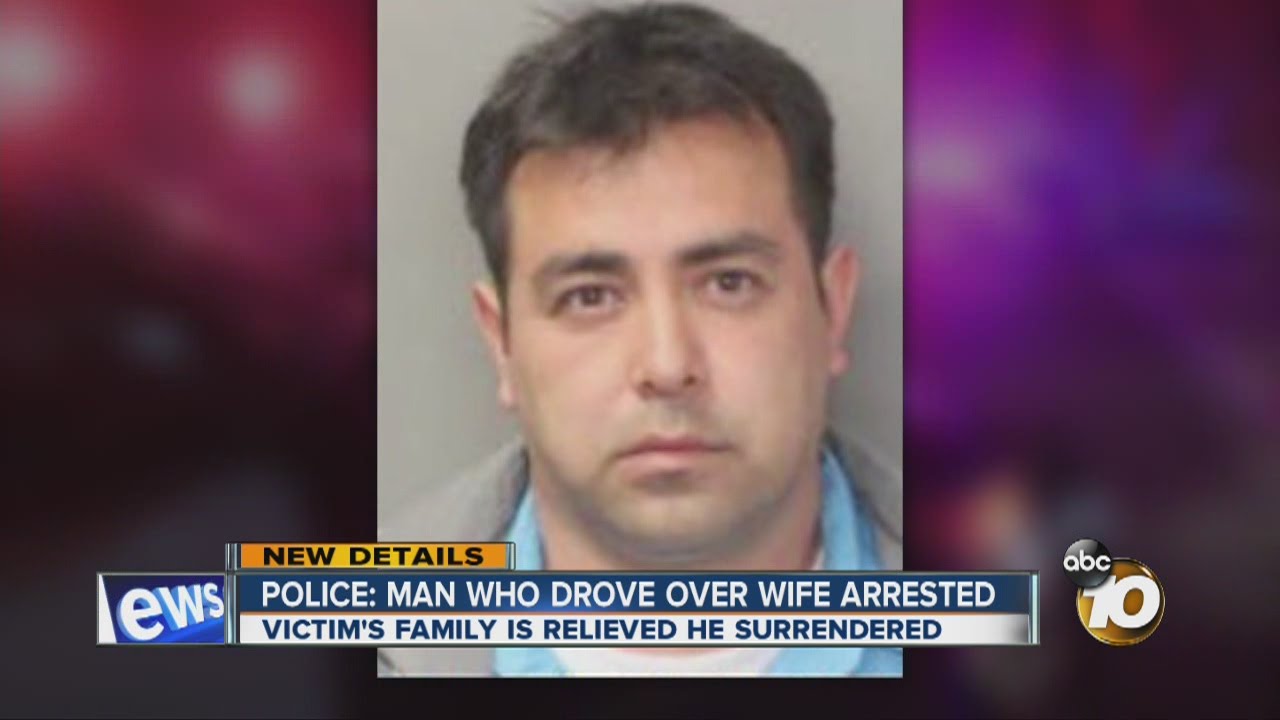 Man suspected of running over estranged wife in custody - YouTube