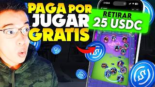 JUEGO PAGA POR JUGAR GRATIS | RETIRA DESDE 25 USDC | PARA MOVIL Y PC