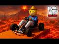 JUEGO UNA CARRERA PERO CADA MINUTO HAY MAS LAVA!! - GTA 5 ONLINE