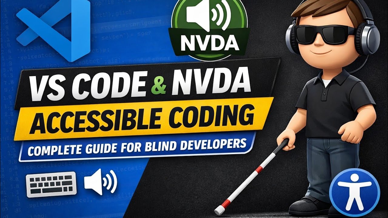 How to use Visual Studio Code with NVDA Screen Reader | accessible ...