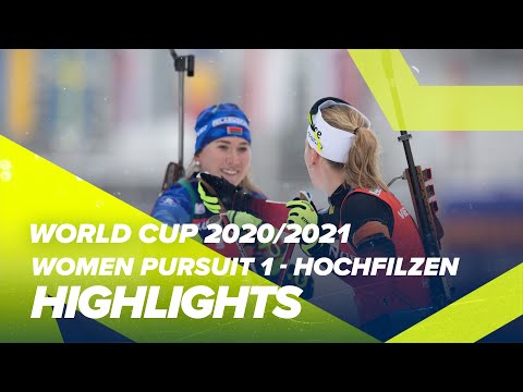 Hochfilzen World Cup 3 Women Pursuit Highlights