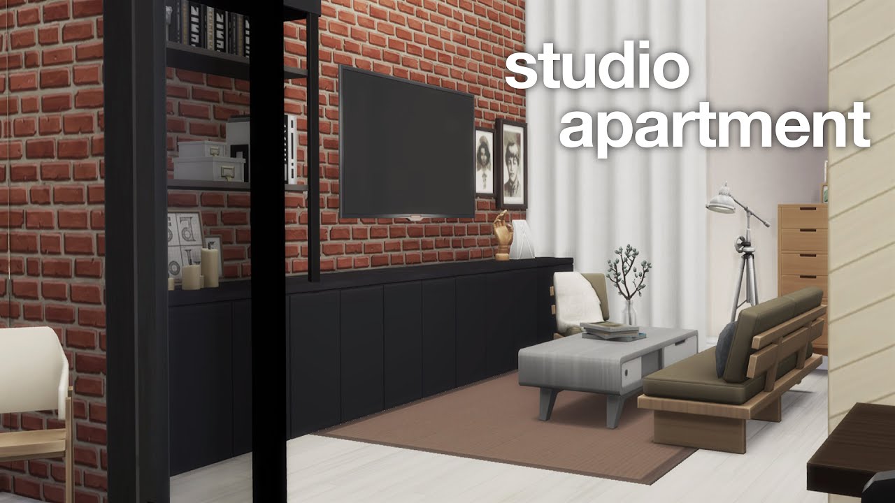 STUDIO APARTMENT | The Sims 4 | Speedbuild