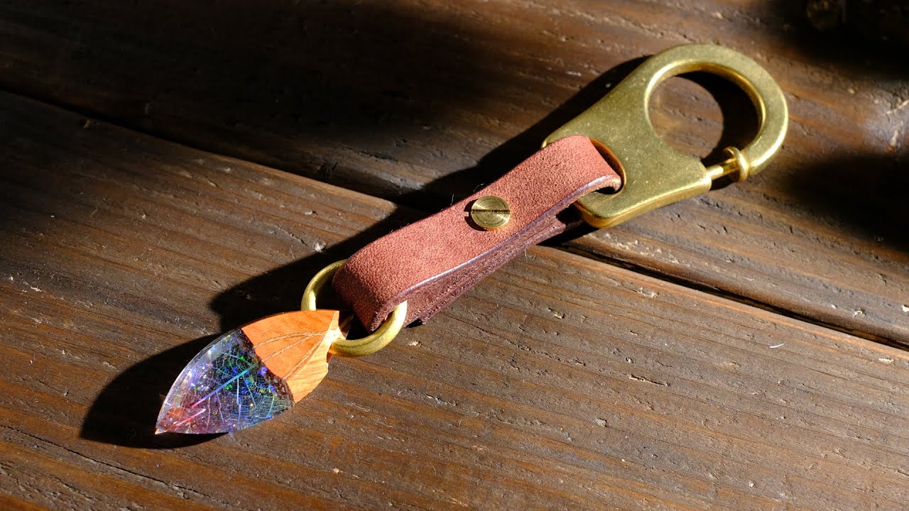 エデンリフの葉脈石 蒼葉 753WORKS ウッドレジン 753works/エデンリフ