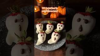 Chocolate-Covered Strawberry Ghosts 🍓👻