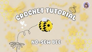 Download Lagu How to crochet NO-SEW bee for MARKETS, with FREE pattern l My universe MP3