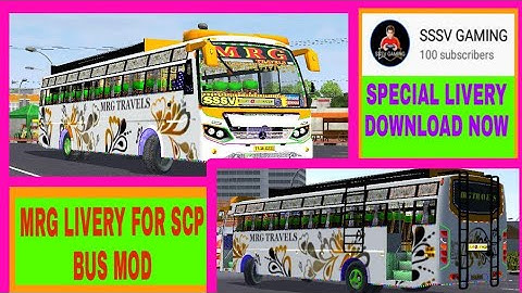 MRG LIVERY FOR SCP BUS MOD DOWNLOAD 👇 NOW
