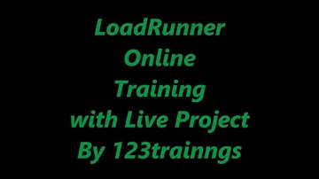 Loadrunner Tutorial & Online Training