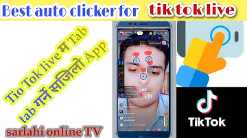 Best auto clicker  for tik tok live Automatic Tap Tap app full setting @SarlahiOnlineTV