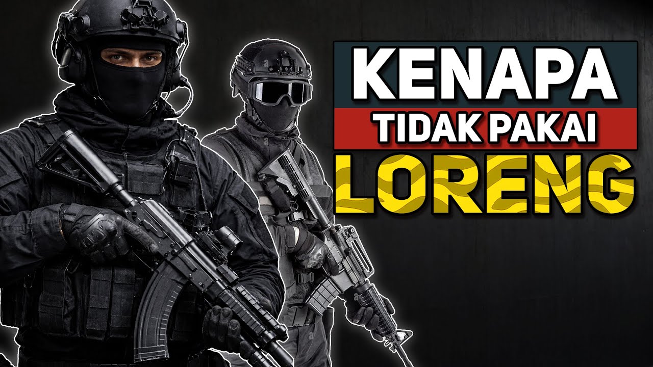 Alasan Warna HITAM untuk Pasukan Khusus