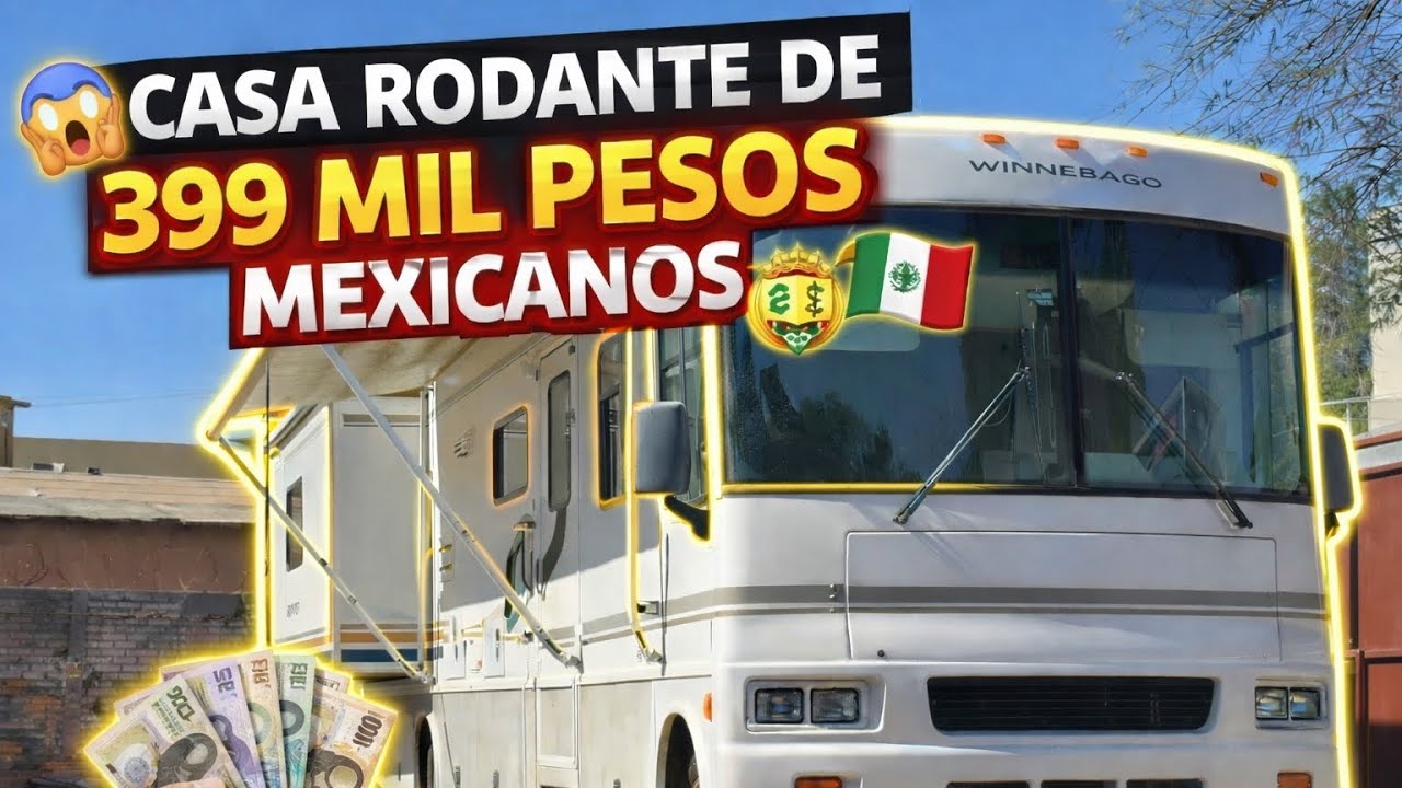Casa RODANTE de $399,000 Pesos MEXICANOS 😱🚚