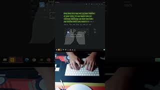 DESTROYING the Final Level of Typing Club #shorts #asmr #speedtyping