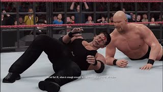 Stone Cold Vs Vince Mcmahon Steelcage Match wwe 2k16  Show Case St Valentines Day Massacre