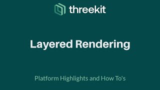 How to Use Layered Rendering on Threekit's 3D Configuration Platform