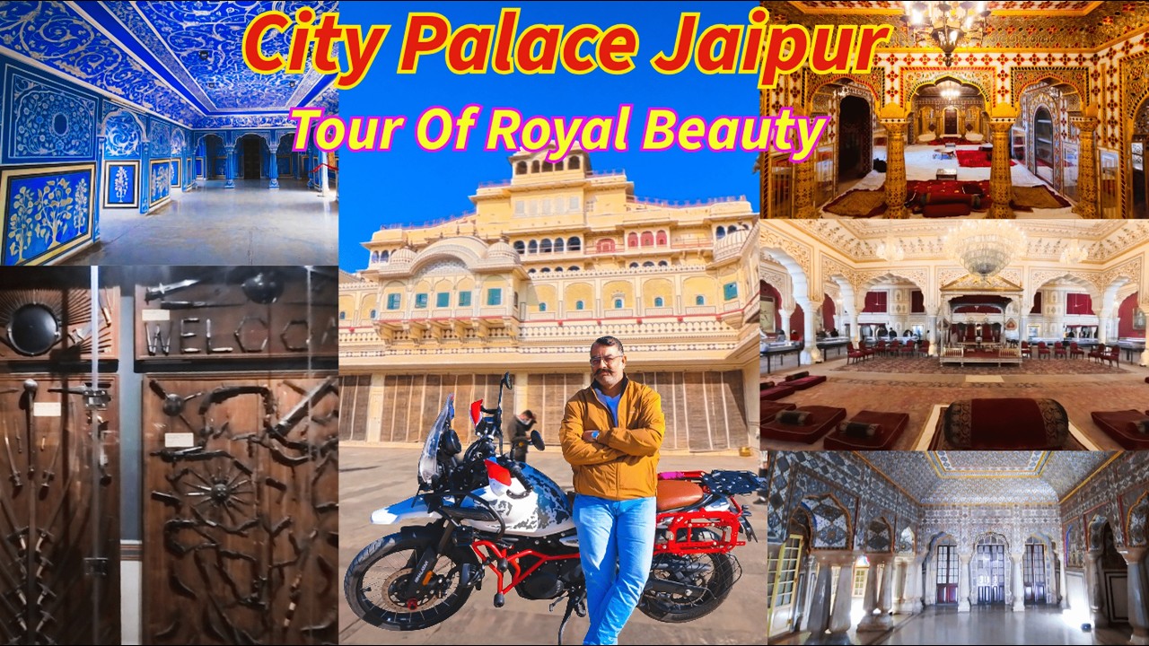 CITY PALACE JAIPUR Tour Of Royal Beauty | Gold Room | Blue Room | Shekhawat Moto Rides