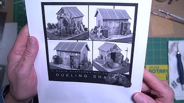Sierra West Dueling shacks kit - box opening