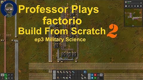 Factorio Build From Scratch Season 2 ep3 Military Science