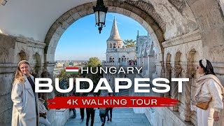 Best of Budapest 🇭🇺 4K Walking Tour | Most Beautiful Places in Hungary’s Capital