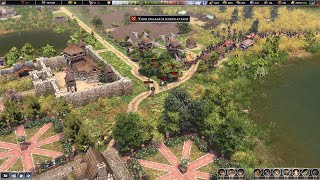 Farthest Frontier The Best Defence for 500 pop. town against army raid - soldiers!