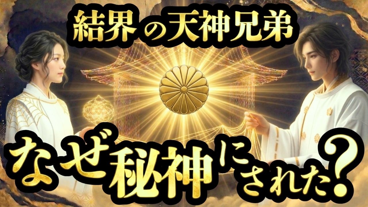 【日本神話】古事記から抹消された「空白の神々」…天神五代目　建築と結界の神「オオトノジ・オオトノベ」