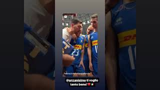 Anzani Saluta E Motiva Gli Azzurri Prima Del Volo Per Parigi...