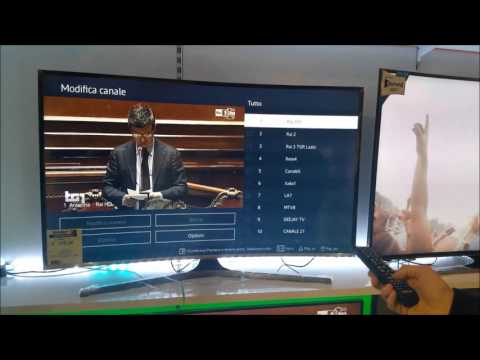 Tutorial come spostare i canali in uno smart tv SAMSUNG