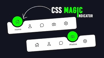 Индикатор МЕНЮ навигации. Navigation Menu animation using HTML / CSS / JS. (2023)