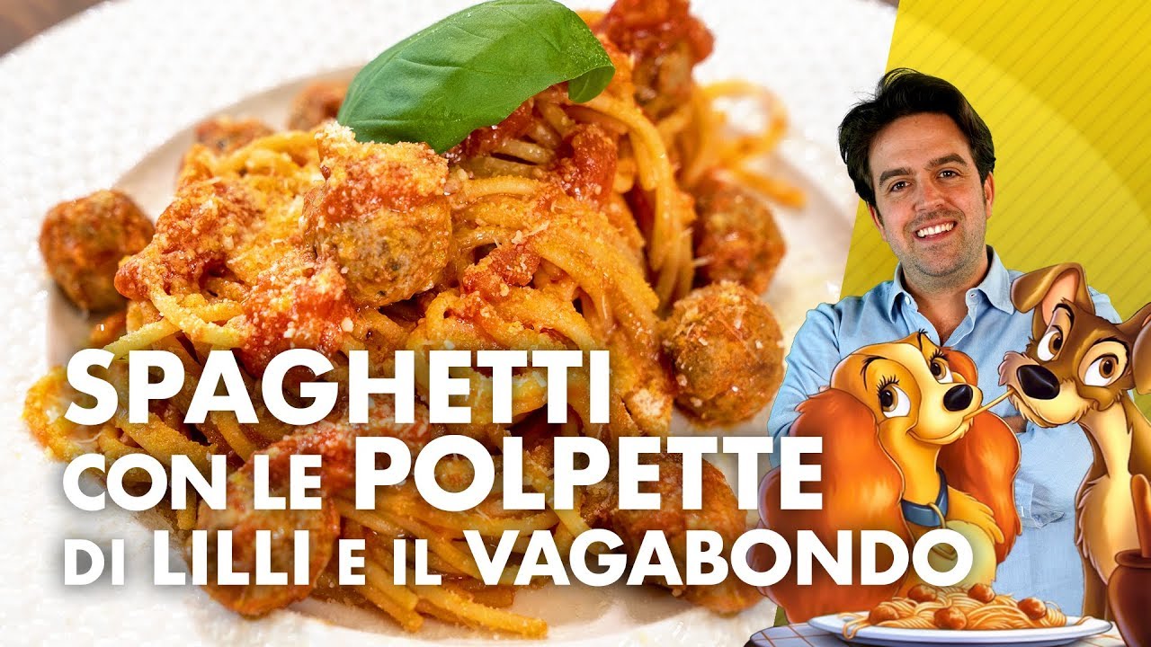 Spaghetti with Meatballs (Lady and the Tramp Style)