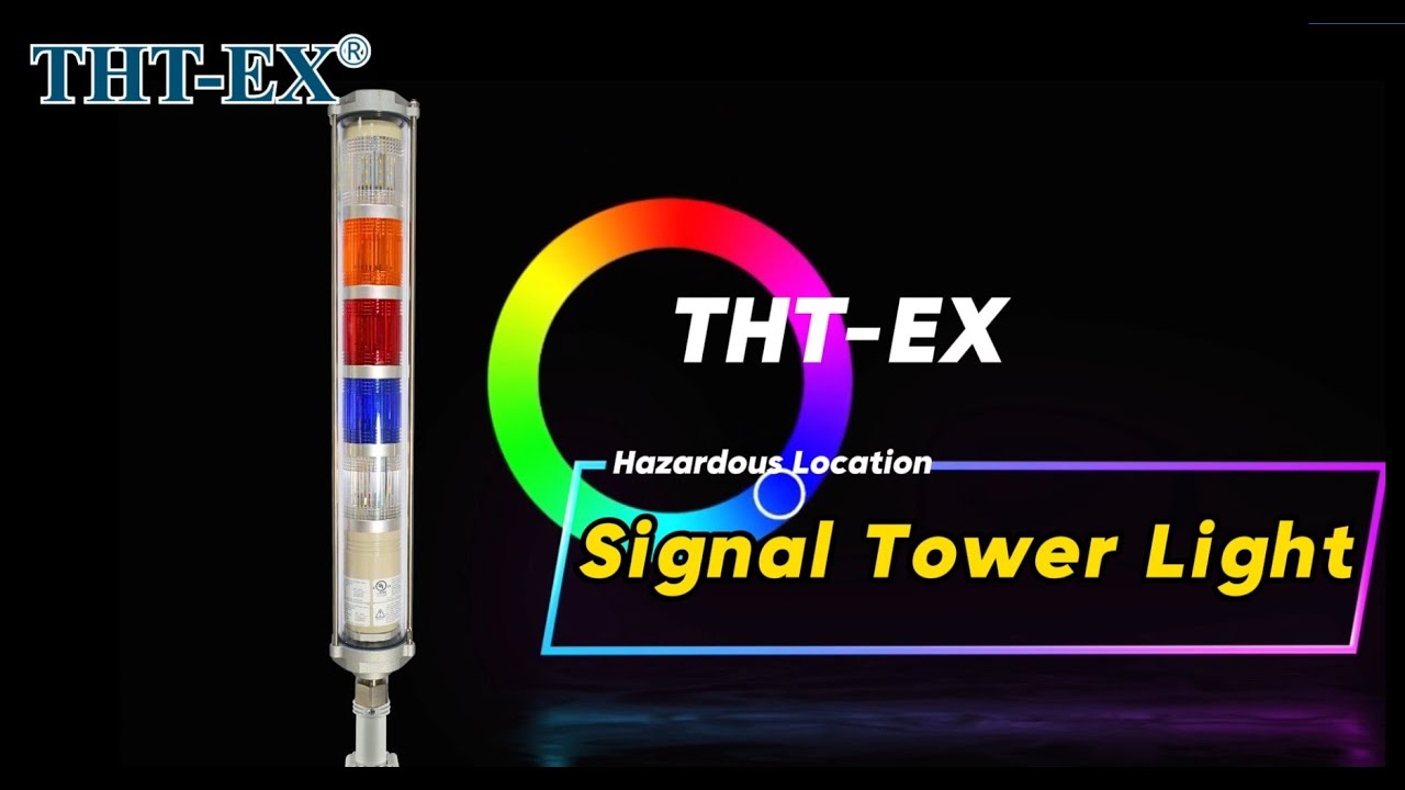 Unmissable Safety: THT-EX L1920 Upgraded Explosion-Proof Tower Light (80dB Warning!)