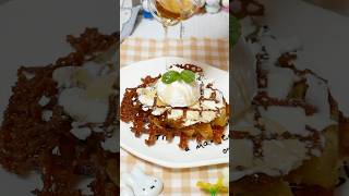 カリッカリのほっくほく!焼き芋のチーズカリカリ #簡単レシピ #recipe #おうちカフェ #レシピ #スイーツ