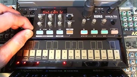 KORG volca fm + Eventide SPACE