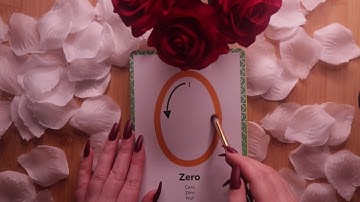 ASMR Tracing Numbers and Shapes