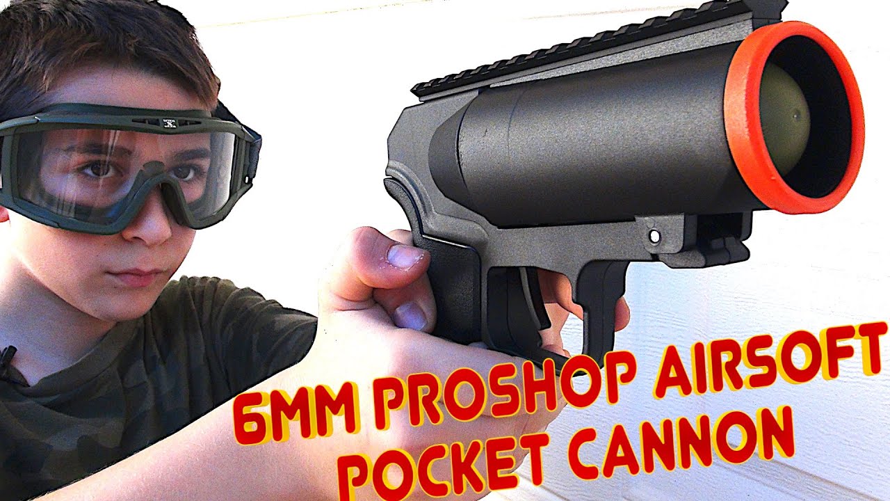 Airsoft Pocket Cannon 40mm Gas Grenade Launcher Pistol with