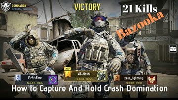 COD Mobile | How to Capture and Hold in Crash Domination | 21 kills