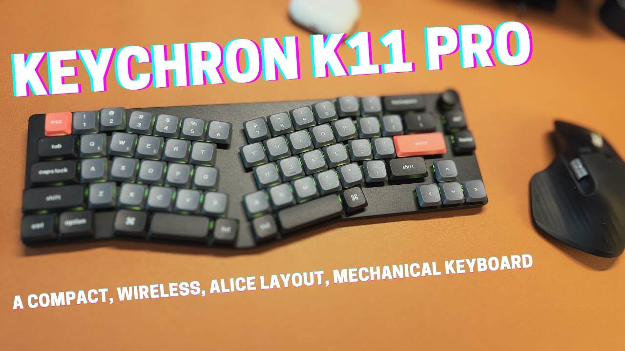 高質 Keychron K11 Pro (Alice Layout) 赤軸 | milaap.co.uk