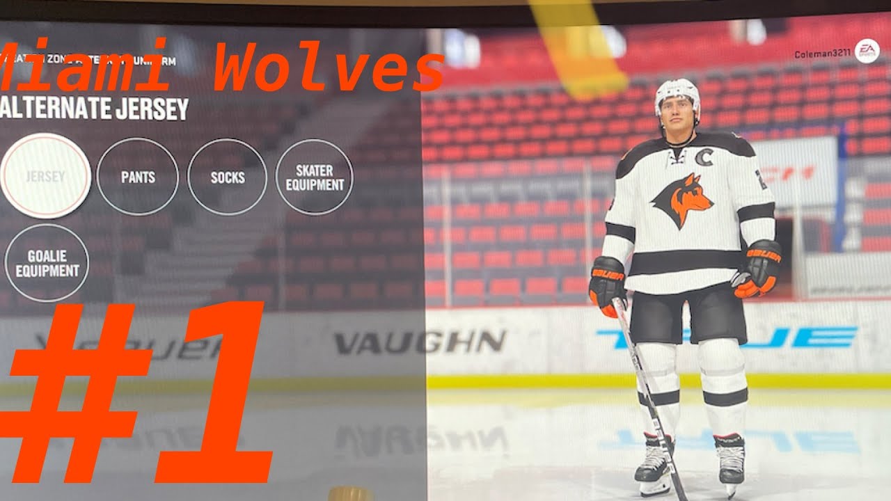 NHL 23 Expansion Team Miami Wolves #1 - YouTube