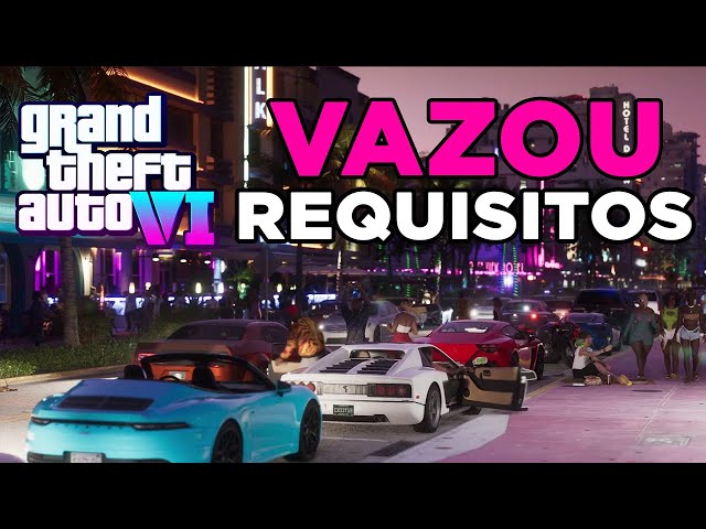 VAZOU REQUISITOS PARA RODAR O GTA 6 😲 