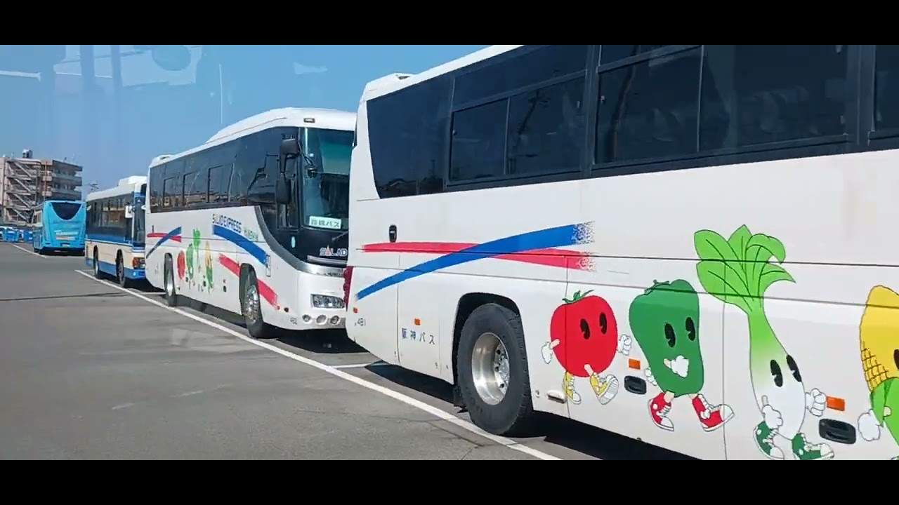 阪神アイビートラベル主催阪神バス貸切ツアー車両故障対応訓練