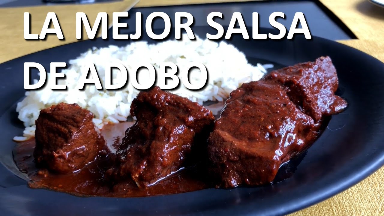 Cómo Hacer Salsa de Adobo Mexicano YouTube
