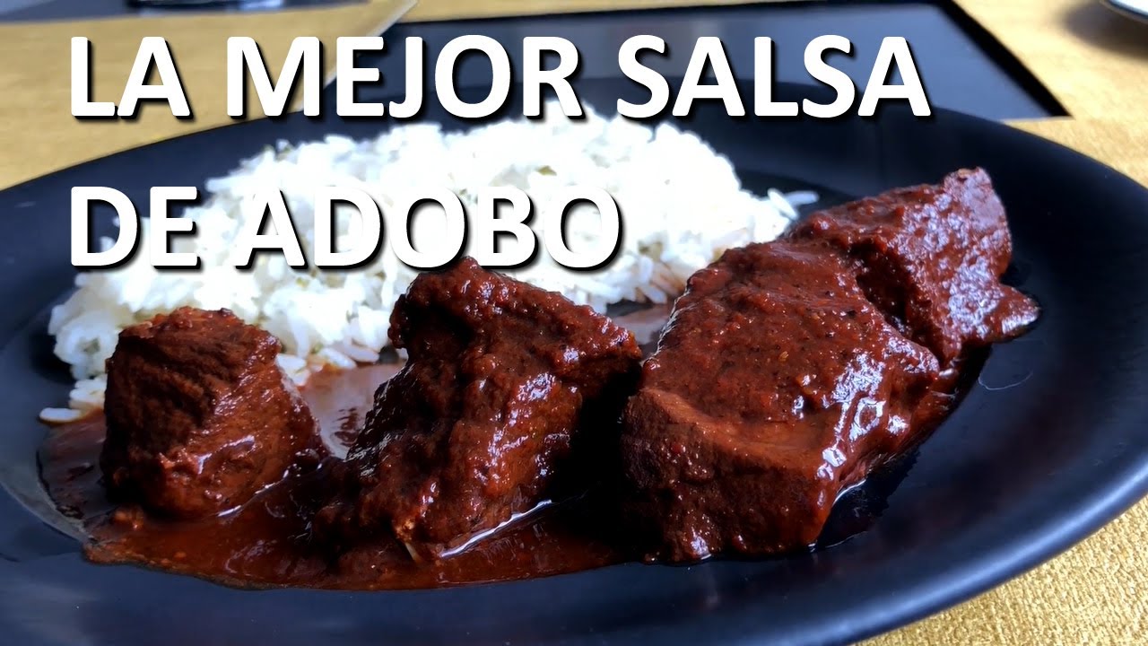 Cómo Hacer Salsa de Adobo Mexicano - YouTube