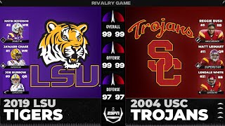 2019 LSU Tigers vs 2004 USC Trojans (NCAA 23)