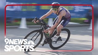 Taylor Knibb wins US cycling time trial to earn spot in Paris in a second sport