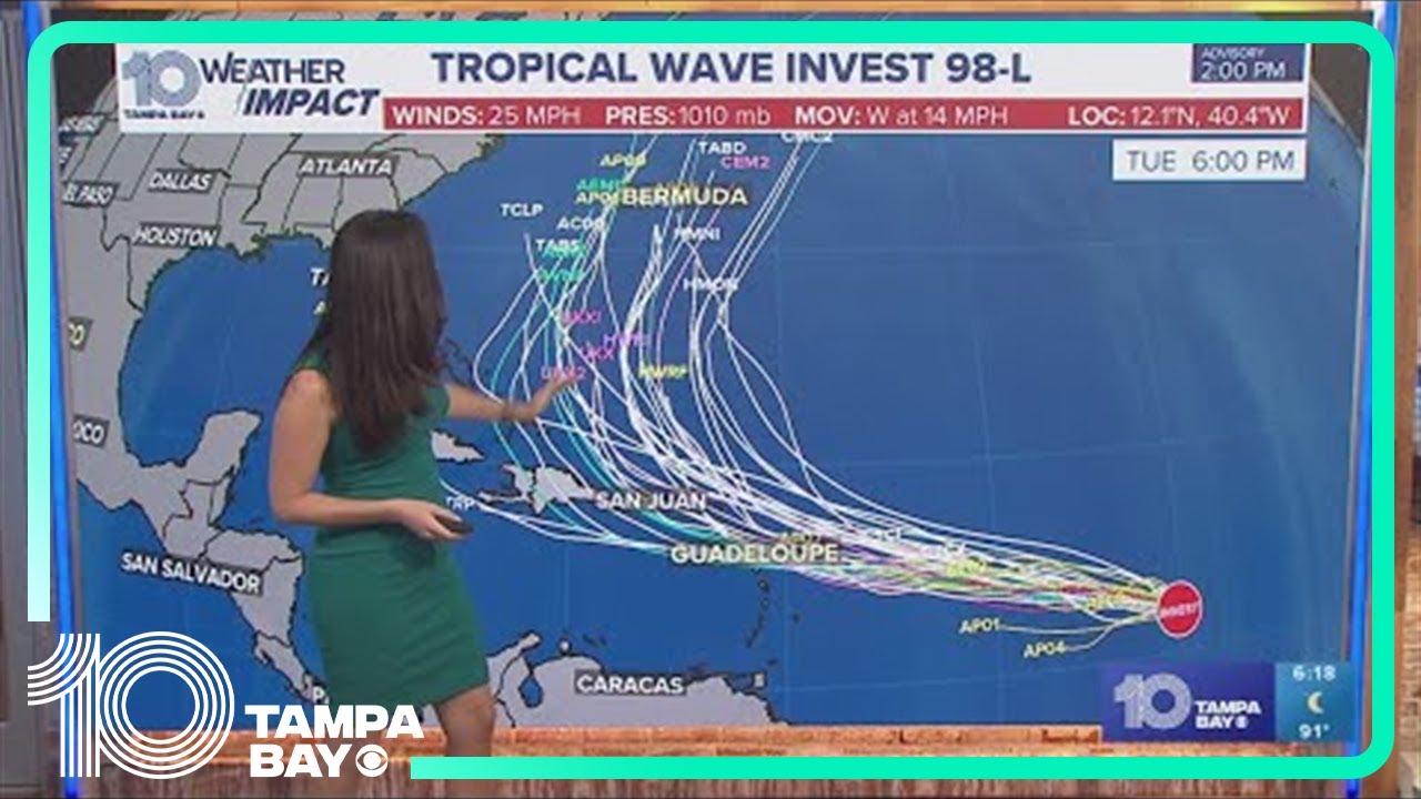 Tracking the Tropics: Tropical wave is starting to organize - YouTube