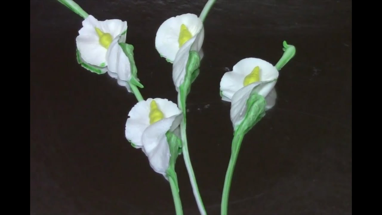 Buttercream Calla Lilies / Cake Decorating YouTube