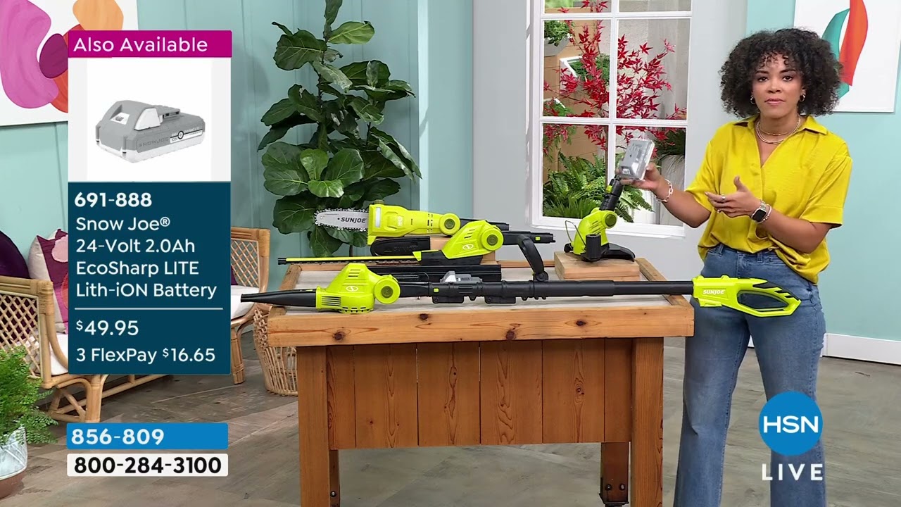 Sun Joe 24Volt 4in1 Cordless Lawn Garden MultiTool - YouTube