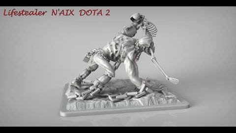 Lifestealer N’aix 3D model from Dota 2 | Video by Gambody
