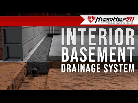 Interior Basement Drainage System | Basement Waterproofing Contractor