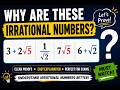 Numbers 3+2√5, 1/√2, 7√5, 6+√2 are irrational numbers. CBSE Math, Class-10, Exercise 1.2- Q. 2 & 3