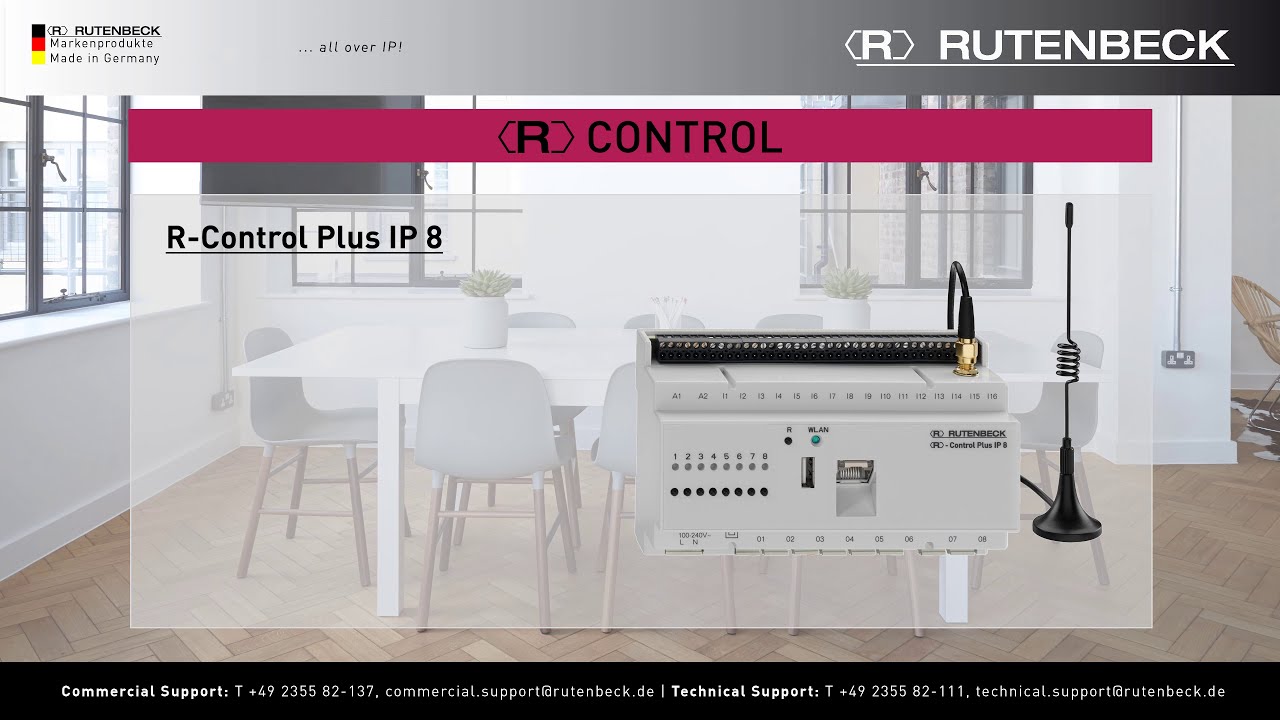 Rutenbeck | Vorstellung | R-Control Plus IP8